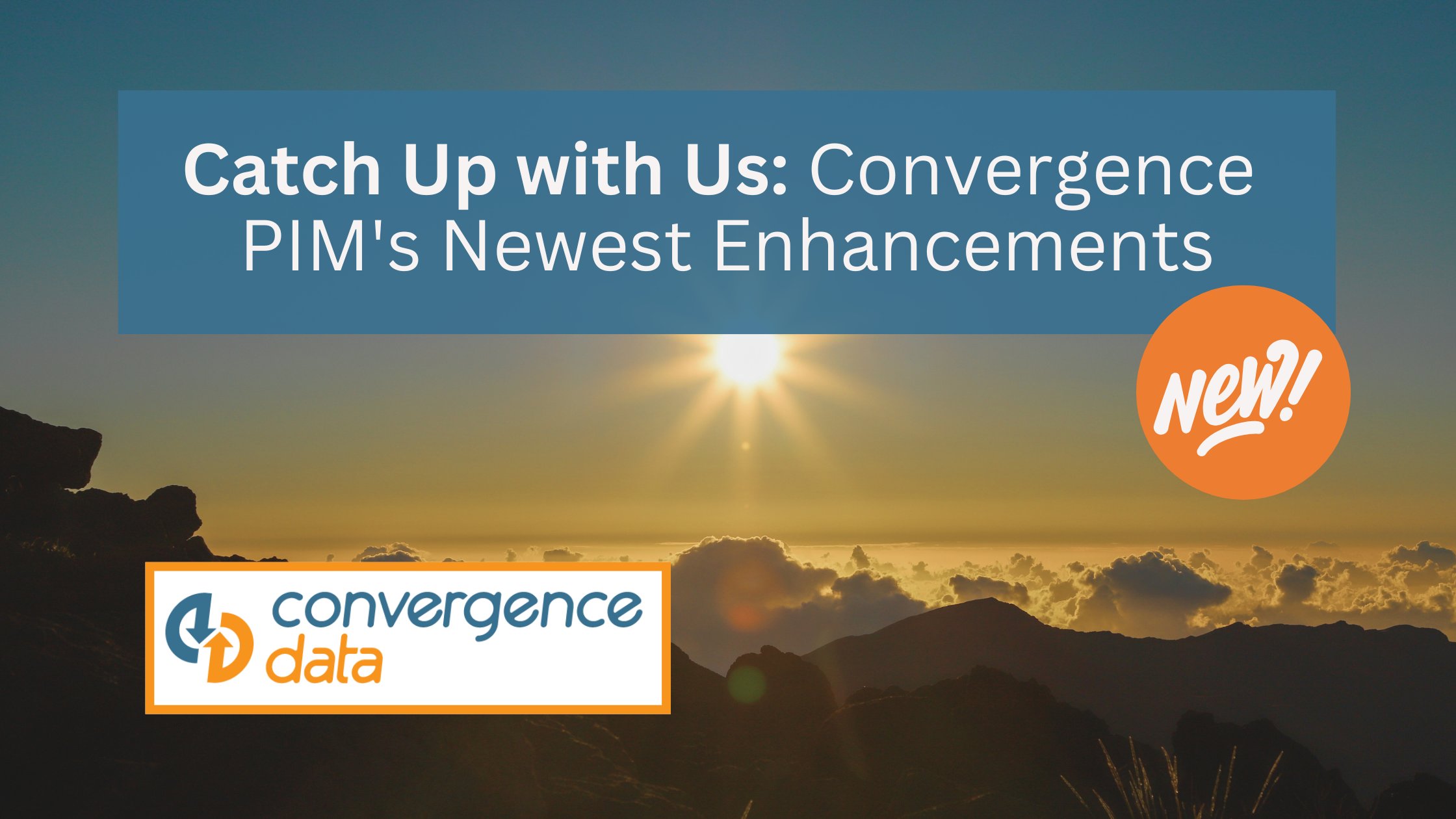 ConvergenceSaaS's tweet card. A detailed blog outlining Convergence Data's newest PIM enhancements as of September 2025.