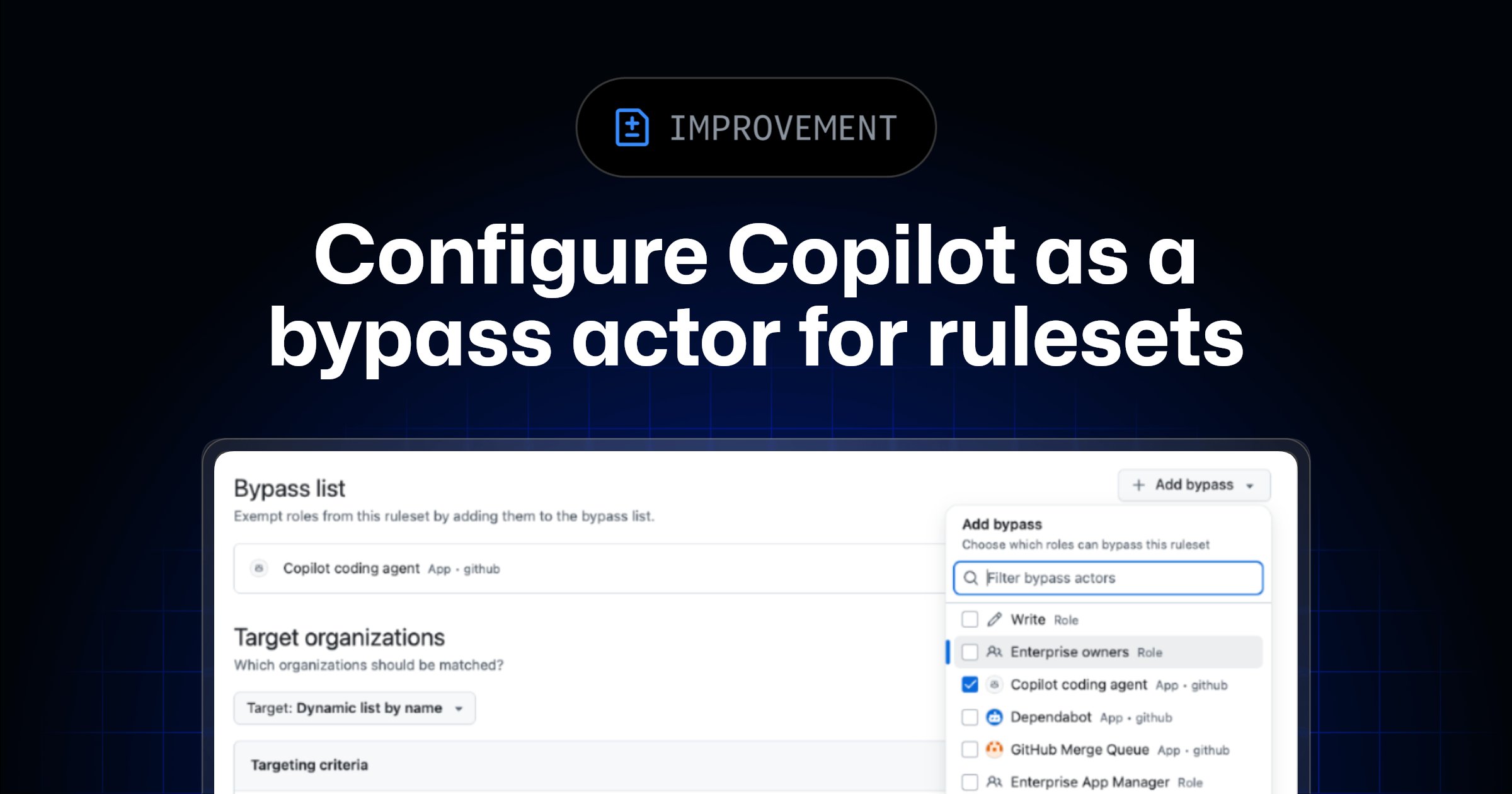 GHchangelog's tweet card. Rulesets allow you to control how different actors can interact with a repository. You can use rulesets to enforce rules like: Only allow commits from email addresses that match a…