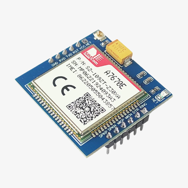 quartzcomponent's tweet card. The SIMA7670E 2G/4G GSM Breakout Board is a compact and reliable communication module designed for IoT, M2M, and embedded applications. It supports quad-band 2G and LTE Cat-1 networks, enabling...