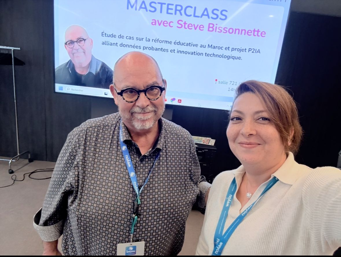 GhoufraneSiham's tweet card. Merci à Edumalin pour cette formidable opportunité d’assister à la masterclass animée par Steve Bissonnette, Ph. D. Un moment clair, inspirant et rempli d’échanges constructifs. L’enseignement...