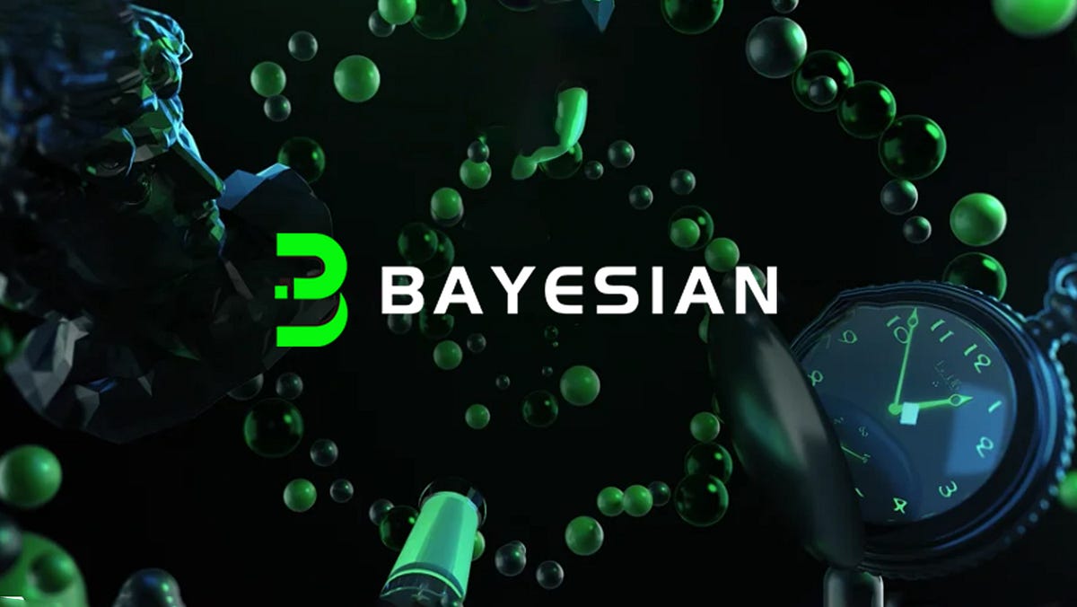 BayesianBAYE's tweet card. Bayesian AI proudly announces a large-scale upgrade with the integration of 6500CU mining machines, resulting in the destruction of a…