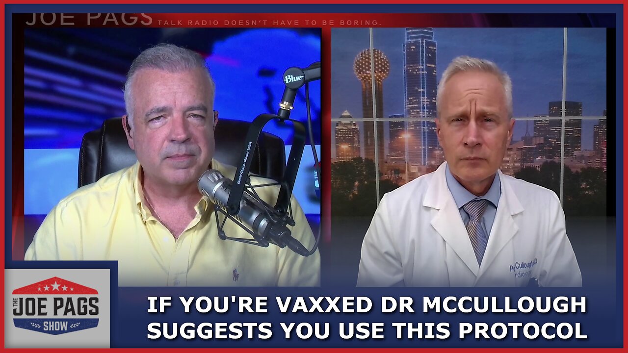 P_McCulloughMD's tweet card. Dr Peter McCullough talked about what he says is an effective treatment to counteract the effects of the jab.