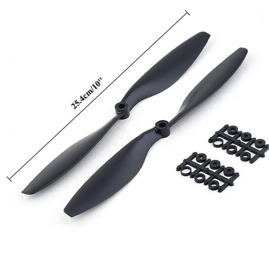 TechVayuyaan's tweet card. This 1045 propeller pair (CW+CCW) delivers smooth and efficient performance for drones and RC planes. The 10-inch propeller, made from…