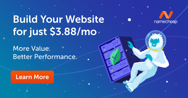 WebHostingServ3's tweet card. In this Namecheap web hosting review, we’ll cover the pros and cons of this company. Let’s look at their limitations, performance, customer service, and price. Which one is right for yo…