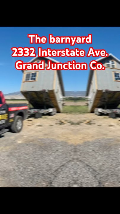 shedman1776's tweet card. Moving a tiny house.🏠 #Barnyard #Sheds#PortableStorage #Studio...