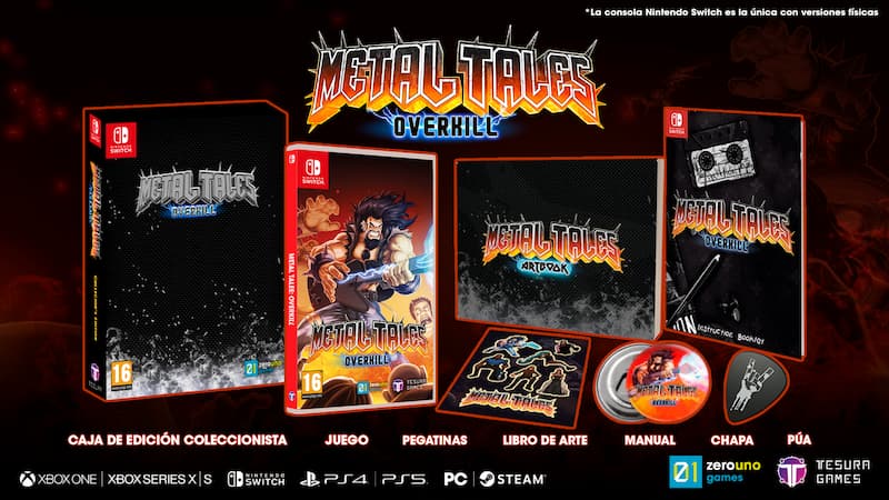 EclipseRecords's tweet card. Metal Tales: Overkill Will you become the ultimate Metal God yourself? Nintendo Switch Collector’s Edition Product limited to two purchases per user Gallery