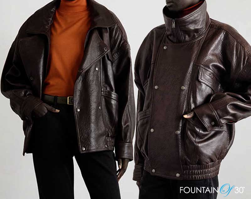 FountainOf30's tweet card. Love the new Saint Laurent fall look? We found chic and affordable alternatives to the $7,600 leather jacket and luxe pieces- style for less.