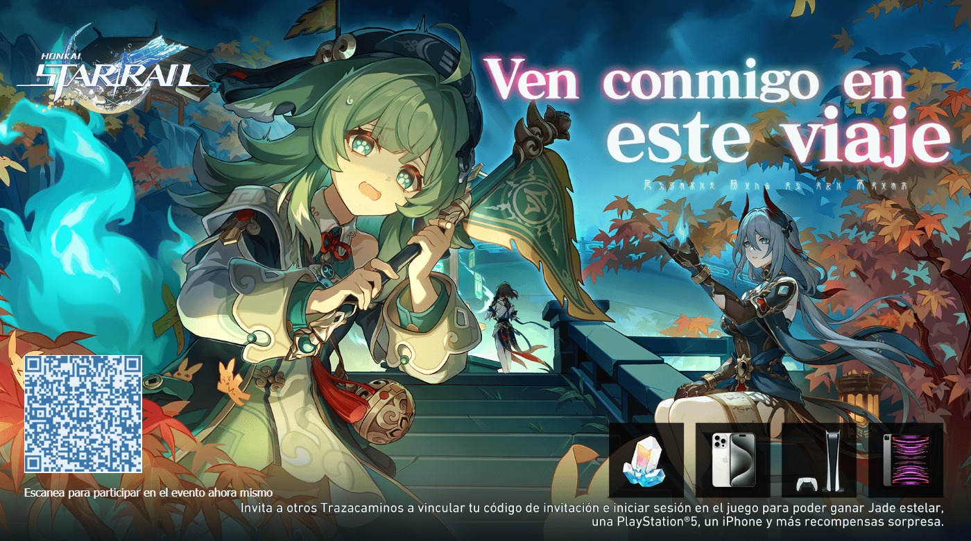 TwisteddLogic__'s tweet card. ¡Hola, Trazacaminos! Tus compañeros del Expreso Astral te estamos esperando, ¡así que ven y emprendamos otra vez juntos la aventura galáctica! ¡Podrás obtener hasta 480 Jades estelares!