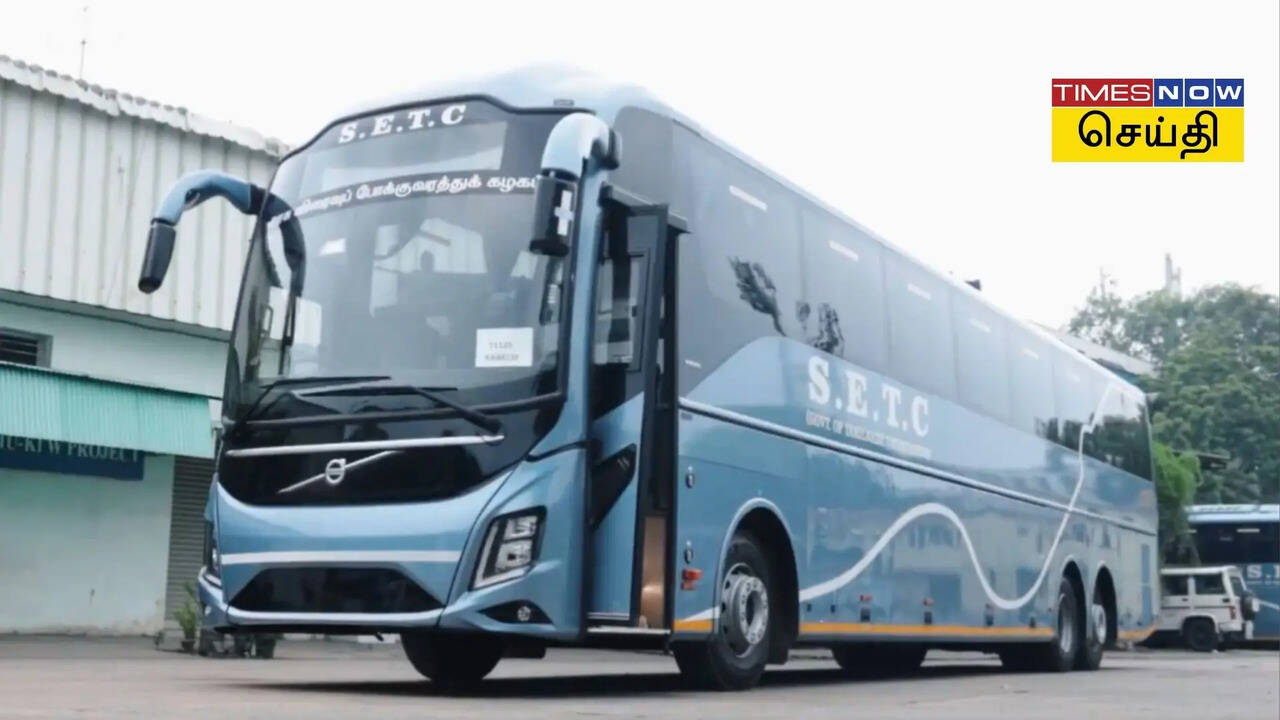 TimesNowSeithi's tweet card. setc to operate multi-axle buses of volvo soon - check features | ஆம்னி பேருந்துகளுக்கு போட்டியாக, தமிழக அரசின் விரைவு போக்குவரத்துக் கழகம் சார்பில் முதல்முறையாக, நவீன வசதிகளை உள்ளடக்கிய 20 மல்டி...