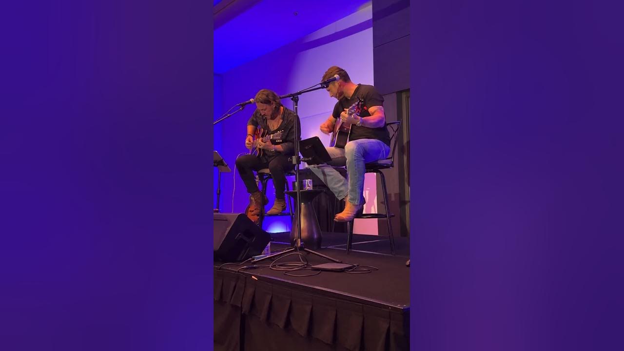 JAcklesNews's tweet card. "Forever Ain't Long" - Radio Company Perform at BBQ at The Road So...