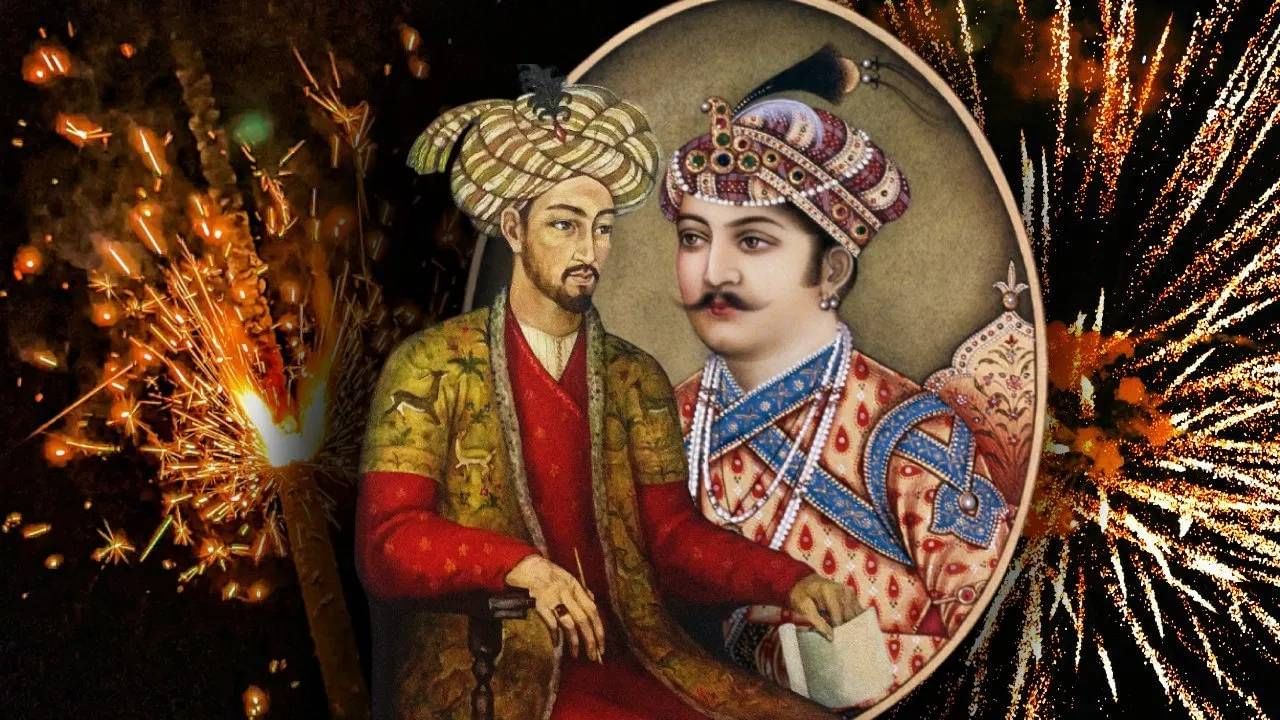 TV9Marathi's tweet card. भारतात फटाक्यांचा ट्रेंड कसा सुरू झाला? मुघलांनी याची सुरुवात केली का? दिवाळीच्या आधी हा प्रश्न अनेकांना पडला आहे. इतिहास सांगतो की प्राचीन काळापासूनच भारतातील लोक खास प्रकाश आणि आवाजाने फुटणाऱ्या...