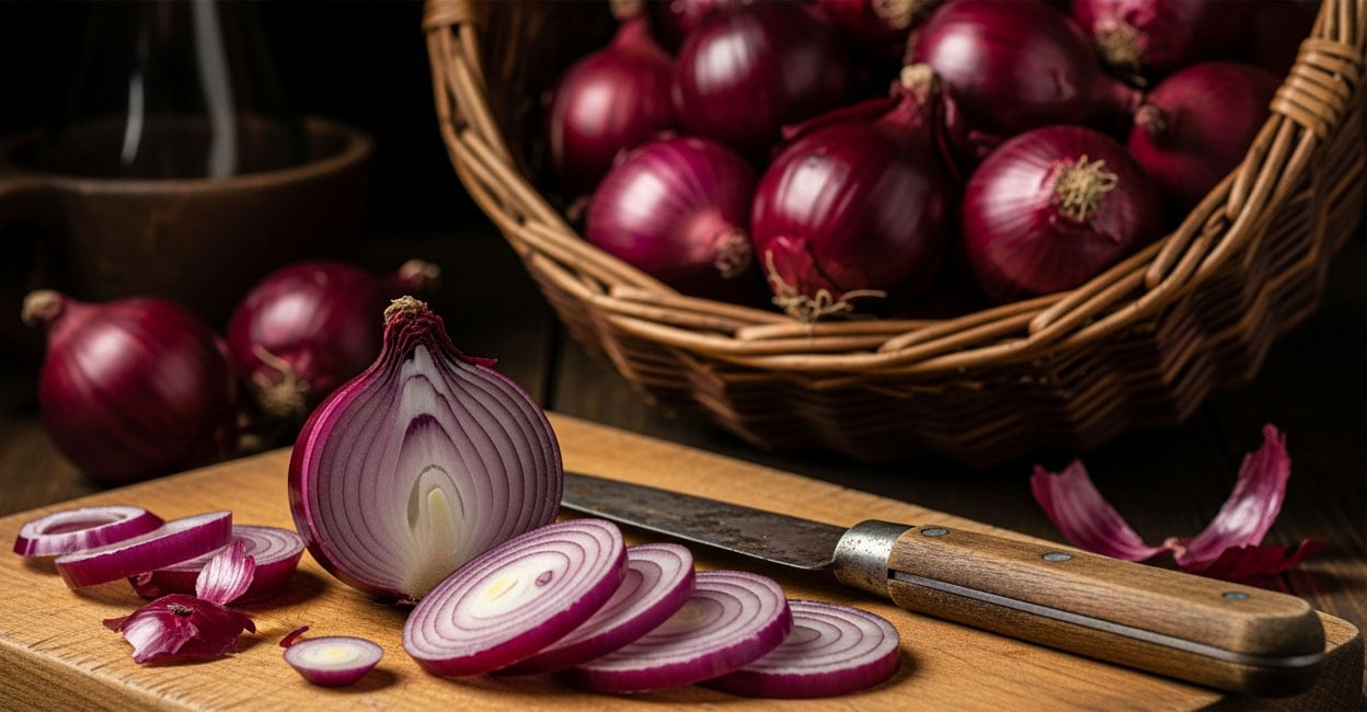 manoramaonline's tweet card. സവാള വാങ്ങി പുറം തോലി കളയുമ്പോള്‍ അതിന് ചുറ്റും കറുത്ത ഒരു ആവരണം പലരുടെയും ശ്രദ്ധയില്‍പ്പെടാറുണ്ട്. ഇത് ചെളിയോ പൊടിയോ ഒന്നുമല്ല മറിച്ച് ആസ്പര്‍ഗിലസ്.mold on onions safety, Aspergillus niger on onion,...