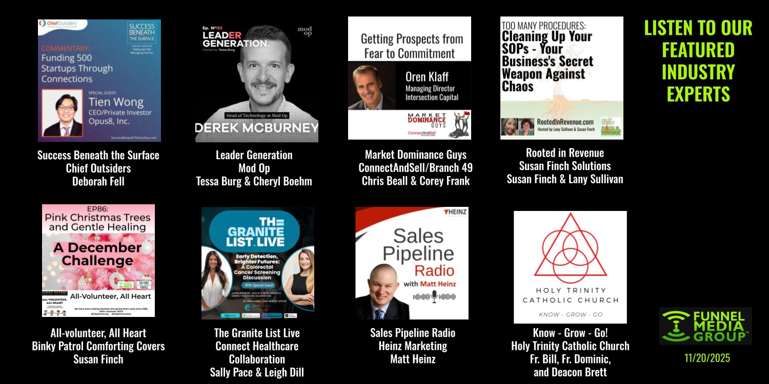 FunnelRadioLive's tweet card. If you’ve been watching AI tools race into marketing and tech, but aren’t sure what’s hype and what’s actually useful, this episode is for you. Mod Op’s Head of Technology in Calgary, Derek McBurney,...