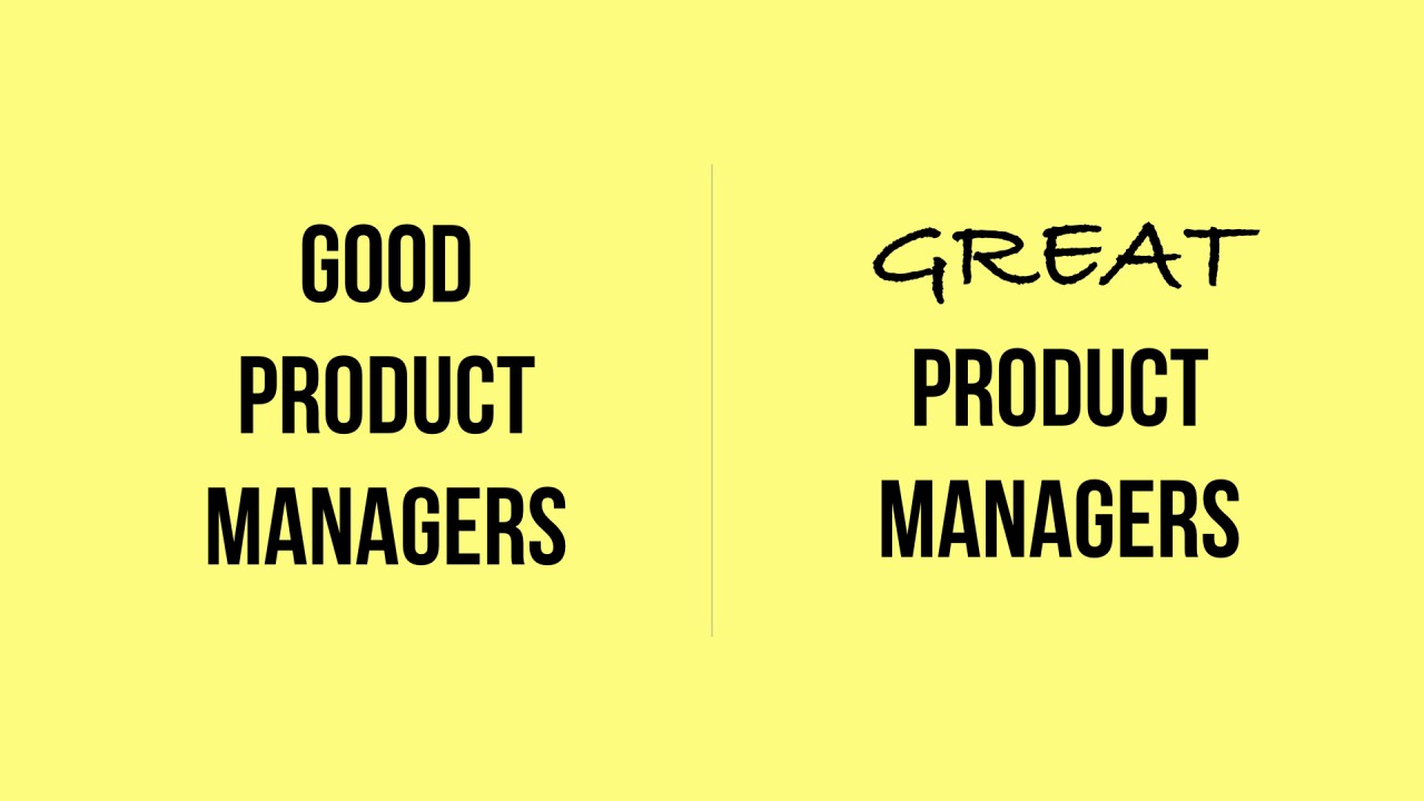 LisaZane15's tweet card. There are Good Product Managers and there are Great Product Managers. There are also Okay Product Managers and Bad Product Managers, but we will focus on the Good and the Great here.