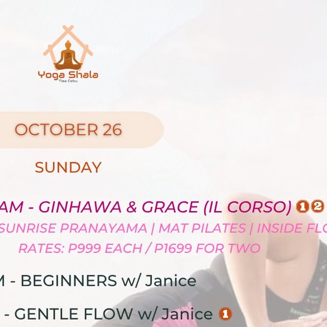 janicenitnit's tweet card. Yoga Shala - Tisa Cebu (@yogashalatisa) • Instagram photo
