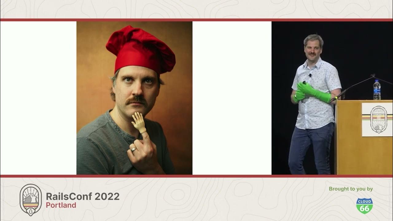 fuzzygroup's tweet card. RailsConf 2022 - Keynote: RailsConf 2022 - It's been a minute! by...