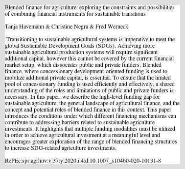 TraoreIbra6's tweet card. Transitioning to sustainable agricultural systems is imperative to meet the global Sustainable Development Goals (SDGs). Achieving more sustainable agricultural production systems will require signif
