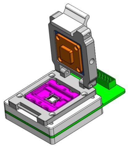 Emily830921's tweet card. How to conduct BGA/IC/Component test? Gan Module Socket is the perfect solution. Can Moudule Socket can realize the following: 1. Gan Module Socket for for burn-in testing in 85C chamber at 48Hrs 2....