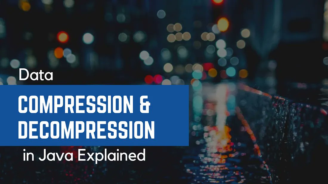 ThisIsNithidol's tweet card. Learn how to compress and decompress data in Java using popular libraries like GZIP. Boost storage efficiency and reduce data transfer times.