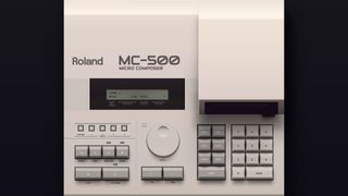 SarahFossheim's tweet card. Photorealistic illustration of a Roland MC-500. Based on the following ad: https://i.pinimg.com/564x/a2/02/a4/a202a4ab33dff87b53ba54db33518b78.jpg For...