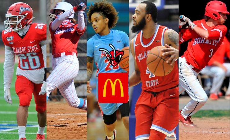 DSUHornets's tweet card. Dover, Del. (Mar., 16, 2021) --- The Meoli Companies, a local McDonald's franchisee, recently signed a multi-year sponsorship deal with Delaware State University Athletics. The agreement, which runs...