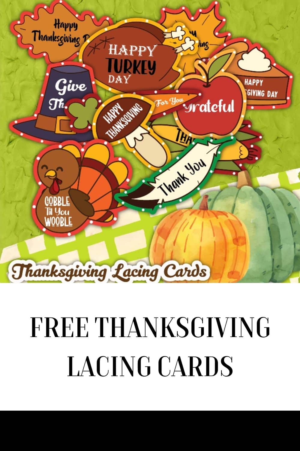 icsfblog's tweet card. Print off these free Thanksgiving lacing cards and make them while you are waiting on the Thanksgiving Festivities to begin.