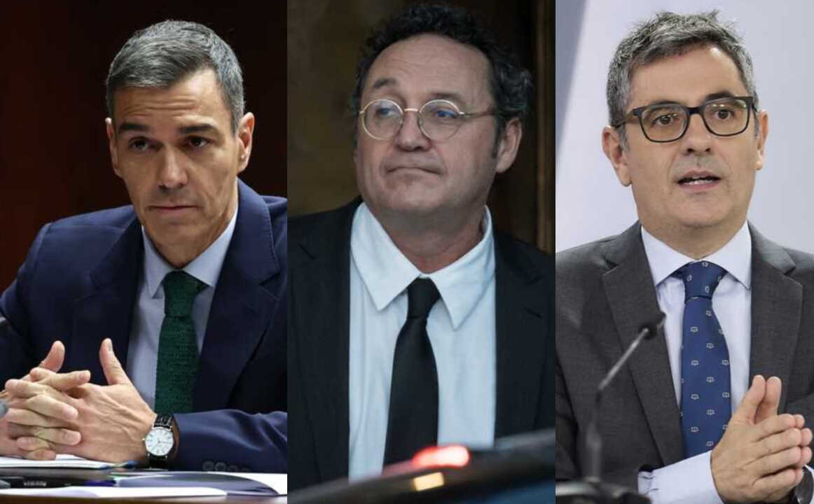 Julio_Rodr_'s tweet card. Moncloa respeta el fallo, Bolaños pide confianza en la justicia, y el PP —por supuesto— respeta, confía... y se relame la sangre de los labios