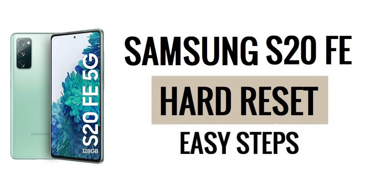 FilesFrp's tweet card. In this article, we will guide you on How to Samsung S20 FE Hard Reset & Factory Reset process to Wipe data & Fix Forget Password, Pattern