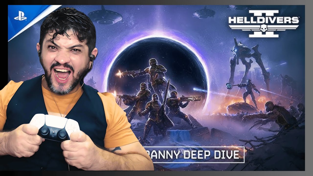 coffeegamerbr's tweet card. Helldivers 2 PS5 -A Democracia vai cantar!! CO-OP INSANO e MUITA...