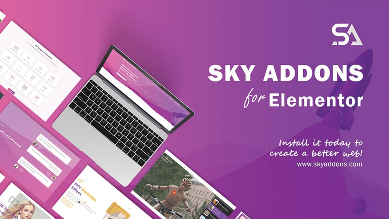 bdkoder's tweet card. Import Elementor Templates in Seconds 🚀 | Sky Addons Templates...