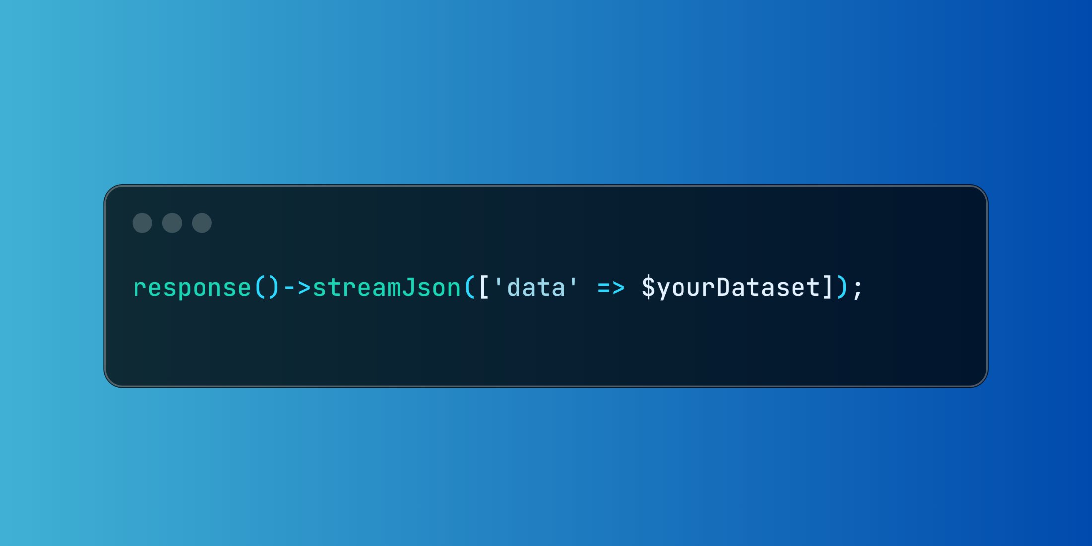 ahmedatouii's tweet card. Discover how Laravel's streamJson method transforms large dataset handling with incremental JSON streaming. Learn to enhance performance, minimize memory usage, and deliver data efficiently to your...