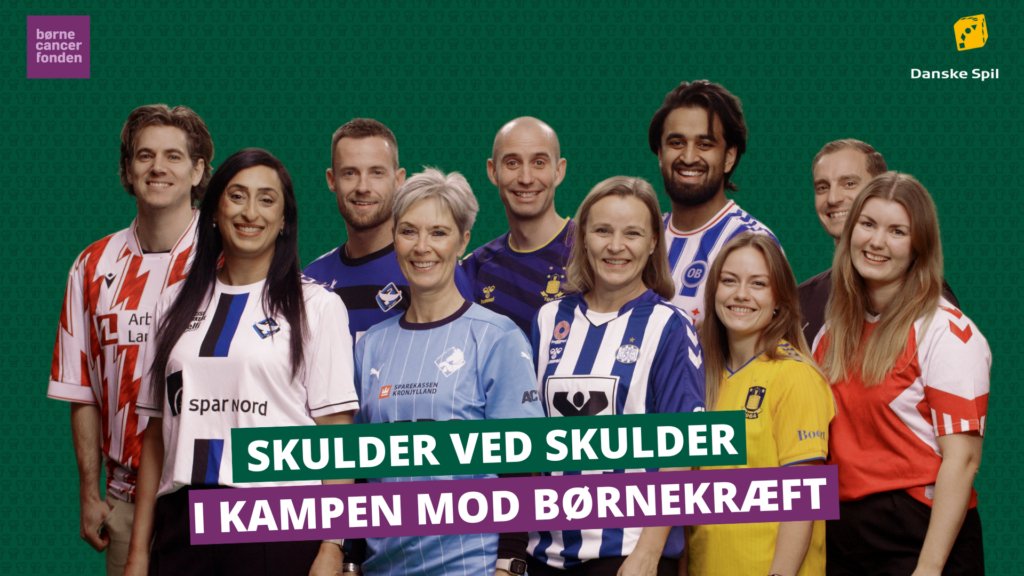 Bornecancerfond's tweet card. Danske Spil er initiativtager til FodboldtrøjeFredag og har udviklet dagen til fordel for og sammen med Børnecancerfonden.