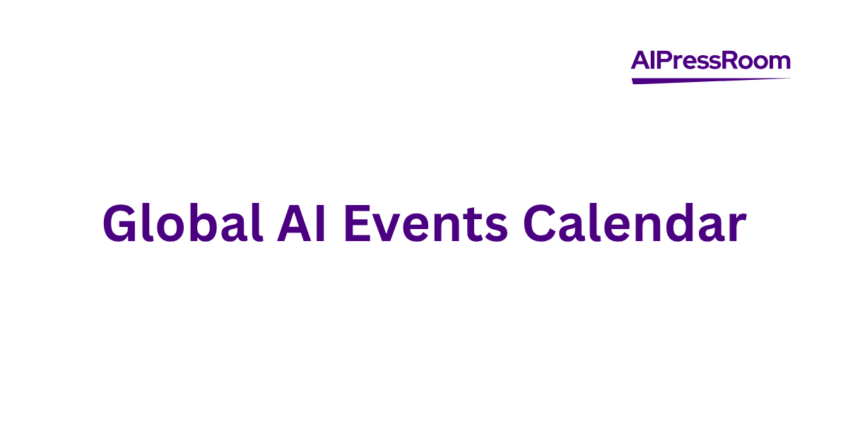 AIPressRoom's tweet card. 2025 AI Events Calendar. Global AI conferences, summits and expos in a sortable list with dates and tickets for researchers and tech leaders.