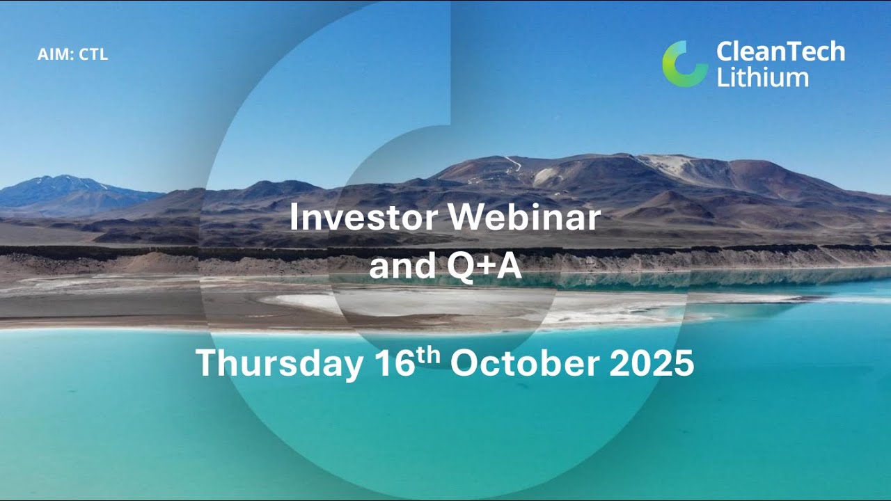 InvestorMeetCo's tweet card. CLEANTECH LITHIUM PLC - Investor Presentation