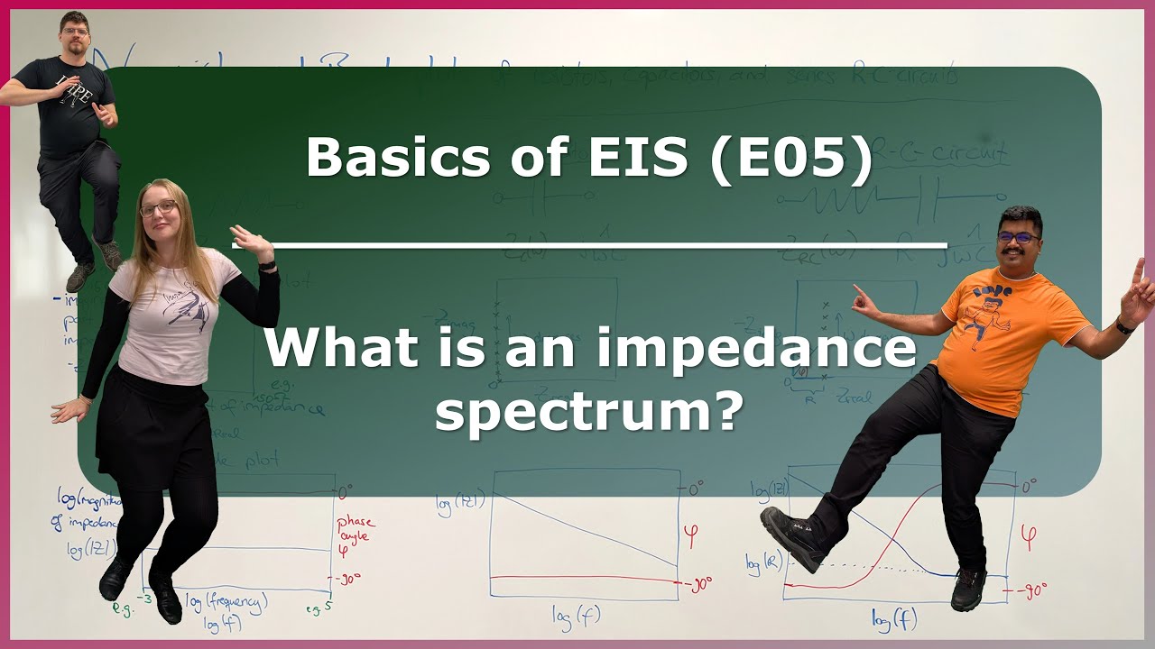 LinnEchem's tweet card. What is an impedance spectrum? | Basics of EIS (E05) | Electrochemi...