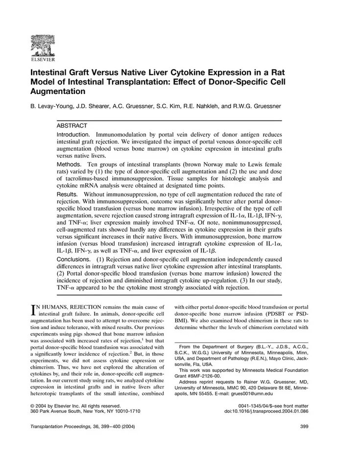DocsDel's tweet card. Immunomodulation by portal vein delivery of donor antigen reduces intestinal graft rejection. We investigated the impact of portal venous donor-spe...