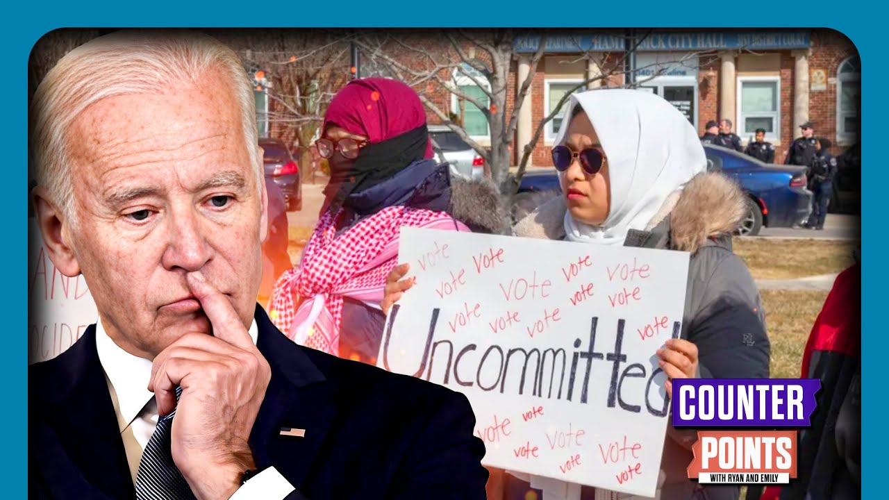 StrathmanT84's tweet card. 100K+ UNCOMMITTED VOTES: Michigan REBUKES Biden