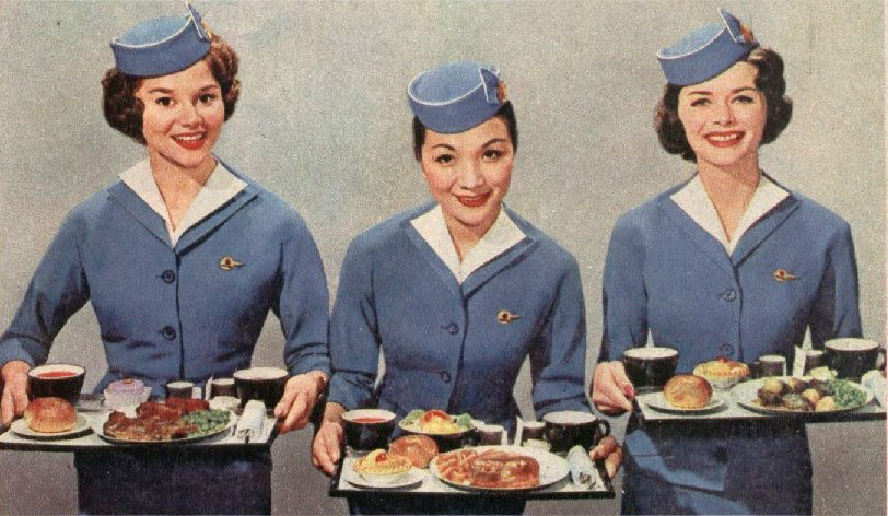 Gastropodcast's tweet card. The history and science of airline food.