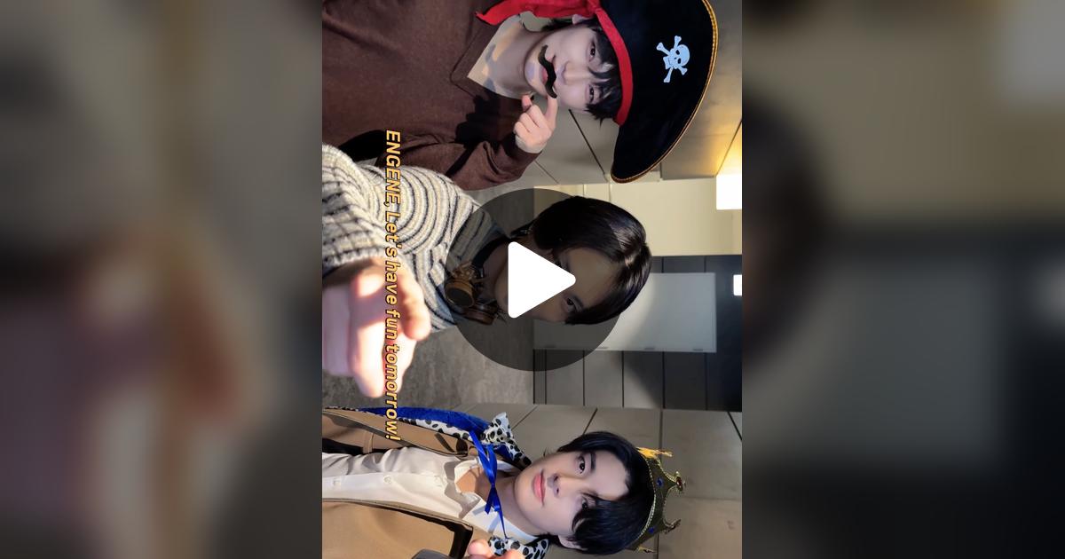 ENHYPEN_members's tweet card. 좋아요 14.5K개, 댓글 1140개가 있습니다. "#2025ENniversary✨ D-1🎢"