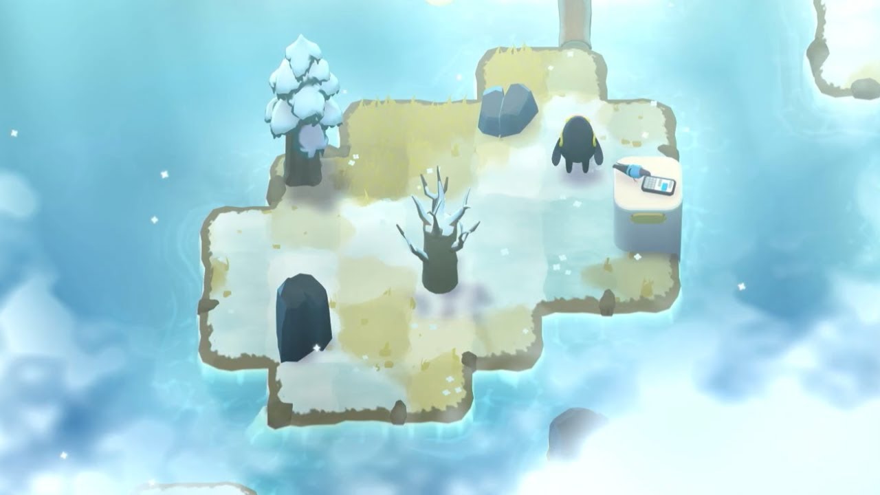 chuckrector's tweet card. Monster's Expedition - Texting Pigeon Snowmen, Sneakily