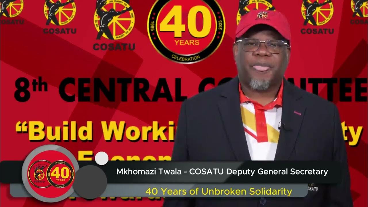 COSATUSSONLINE's tweet card. Mkhomazi Twala COSATU Deputy General Secretary