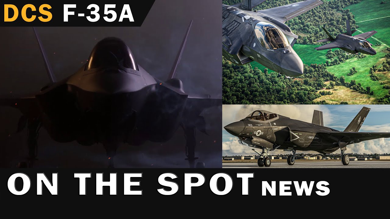 HIPGamesTV's tweet card. DCS F-35A Confirmed | PVP Balance | 5th Generation Module | FAQ |...