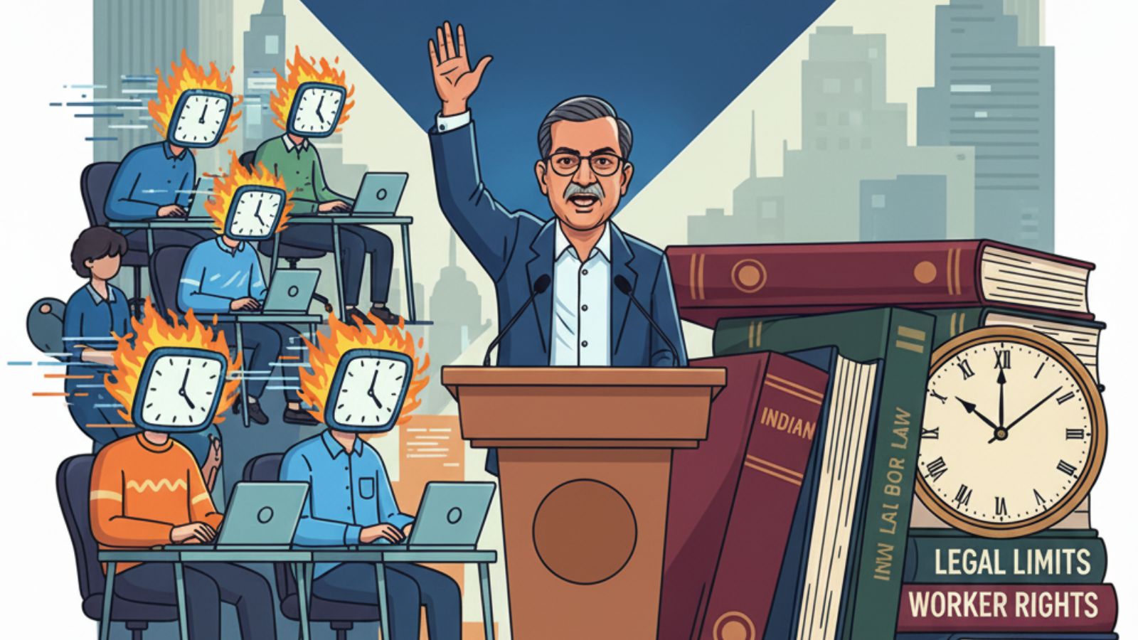 ieeducation_job's tweet card. Narayana Murthy 72 Hour Work Week, China 9 9 6 Rule: With statutory caps on weekly hours and mandated rest periods, Murthy’s vision collides head-on with the legal framework that governs employment...