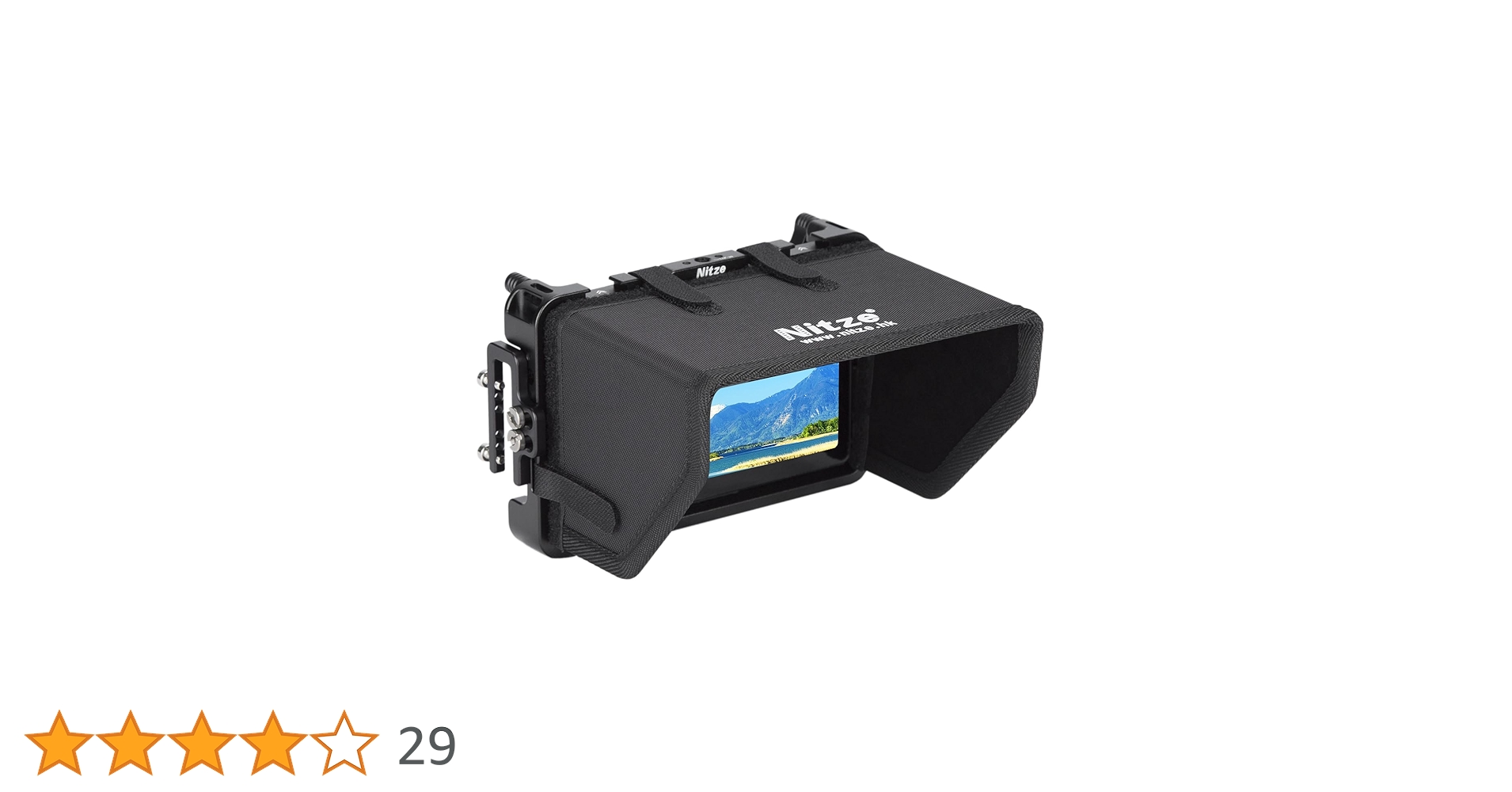 sallyHYTANG's tweet card. 【Alta Compatibilidad】Nitze JT-I01B jaula con parasol es compatible con el monitor PortKeys LH5P y LH5P II. Está diseñado para ofrecer una protección integral y ampliar los accesorios.