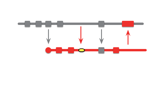 martinfowler's tweet card. Mainline, Feature Branching, Continuous Integration, Release Branch and a clutch of other handy patterns.