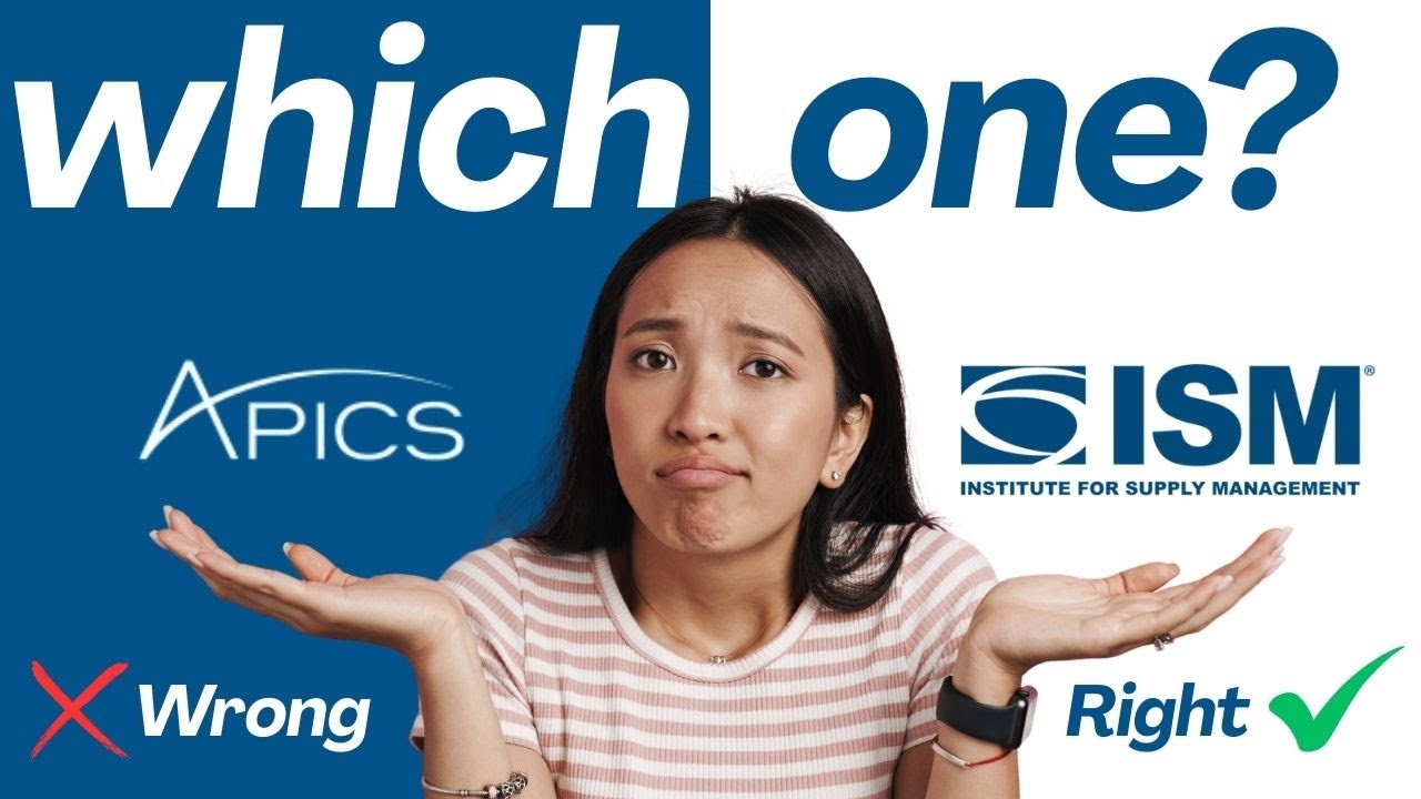 MinSupply's tweet card. ASCM/APICS vs ISM Certification Which is Best | Supply Chain Certif...