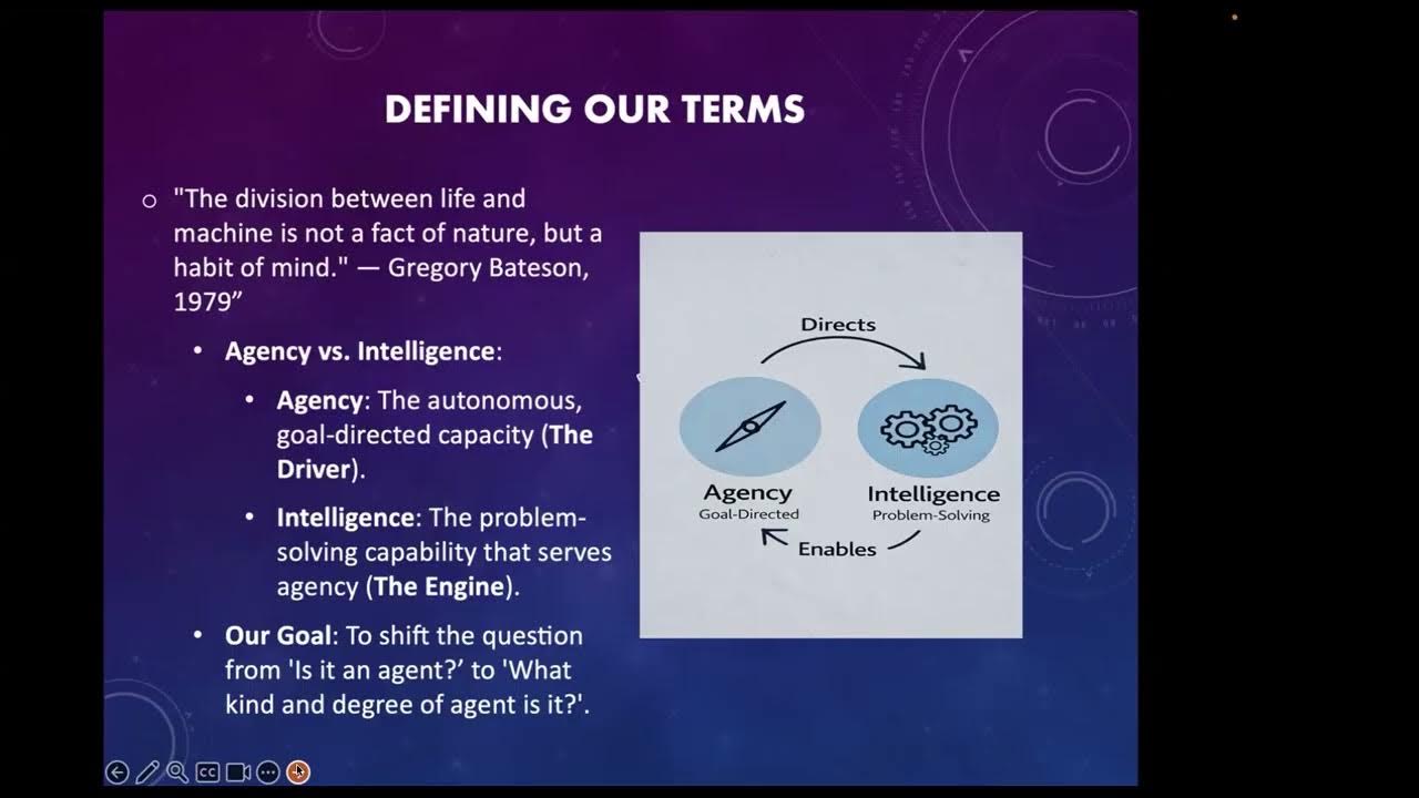 DrTomFroese's tweet card. Sheila Macrine: An Agency Continuum: From Carbon to Silicon, and...