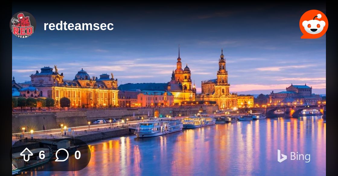 r_redteamsec's tweet card. Explore this post and more from the redteamsec community