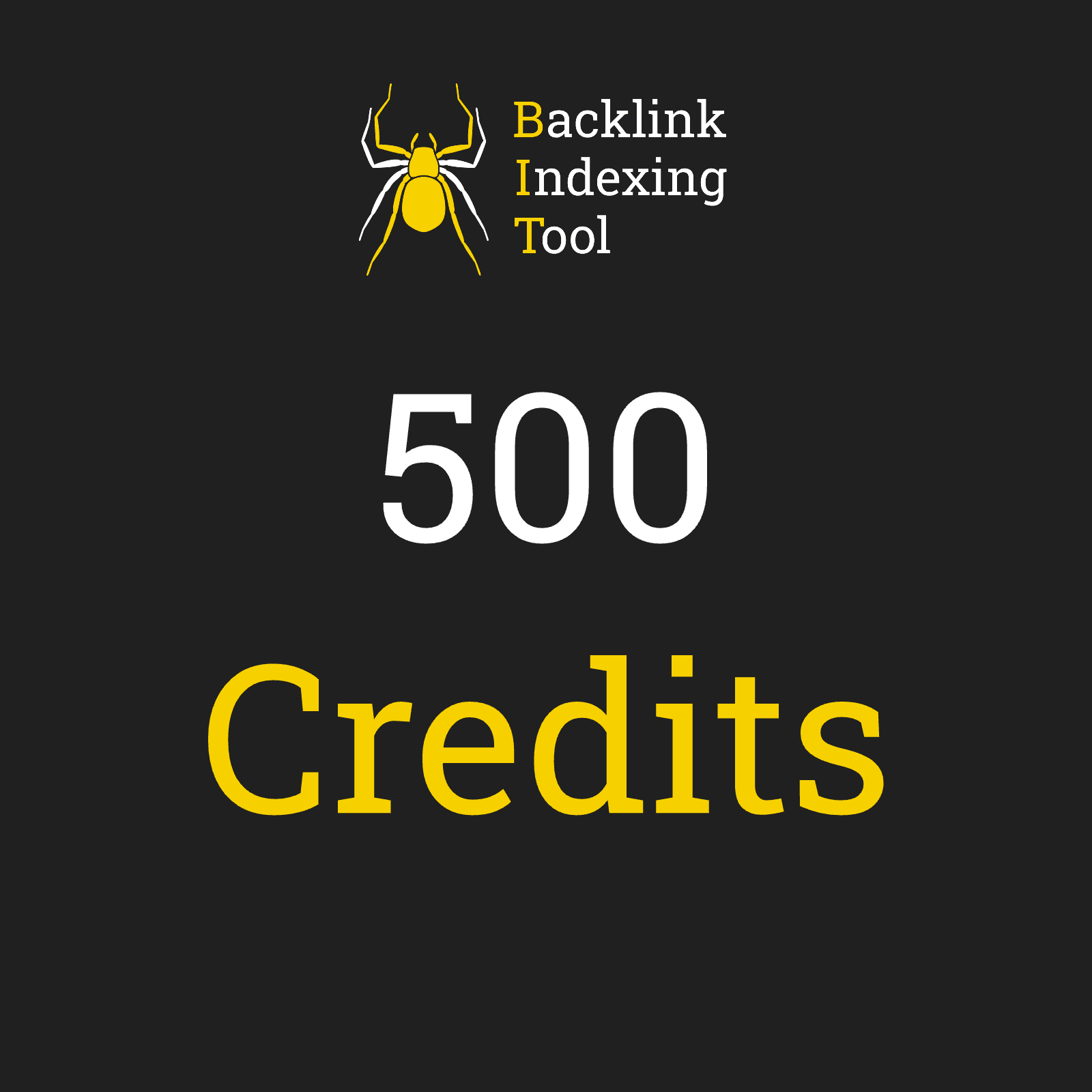 backlinktoolltd's tweet card. 500 link indexing credits.