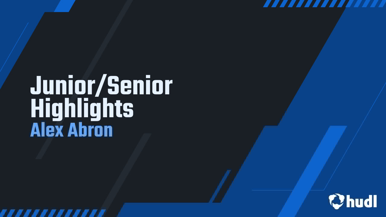 alex_abron's tweet card. Junior/Senior Highlights